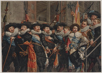 W 046
<br/>
De officieren van de Cluveniersdoelen van Haarlem
<br/>
<em>Hendriks, Wybrand (1744-1831)</em>